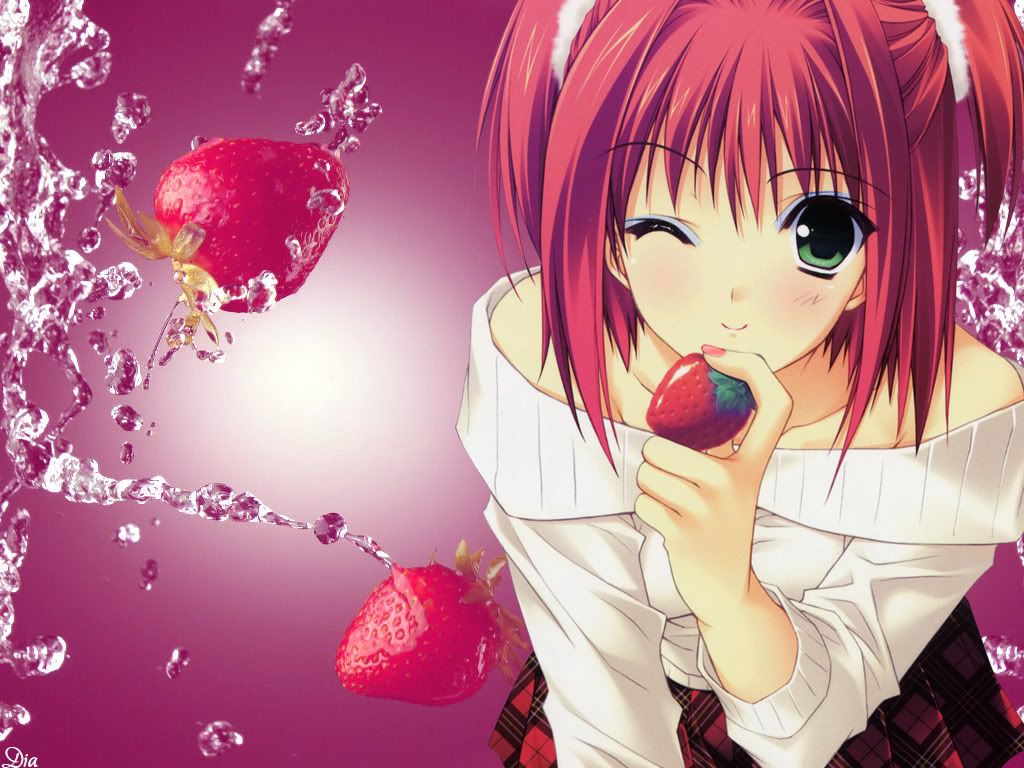 strawbery.jpg Anime Strawberry image by Montasia7