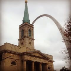 The historical Old Cathedral of St. Louis, taken on iPhone 4s and edited in Instagram app.