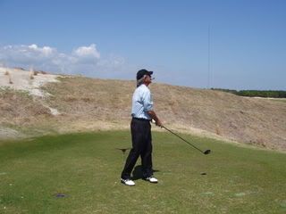 Joe Rice Tees off at the 2007 Hootie at Bulls Bay