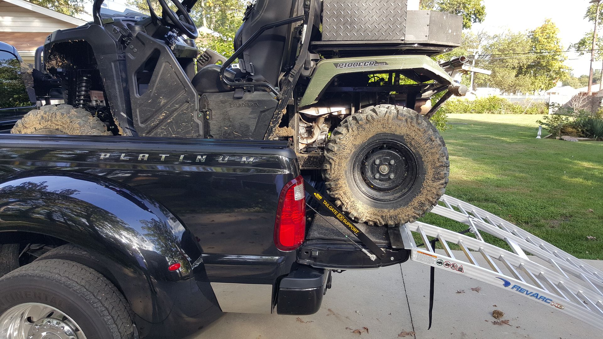 P500 Solution for Hauling P500 in truck bed The Honda Side by Side