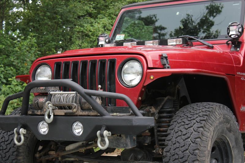 Homebuilt jeep tire carrier #4