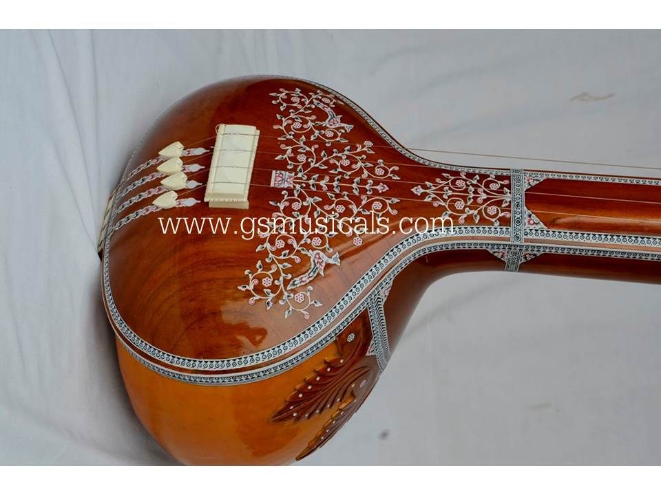 TANPURA MALE MIRAJ DECORATED TRAVEL TAMBURI TANPURI TAMBOORI GSM039 eBay