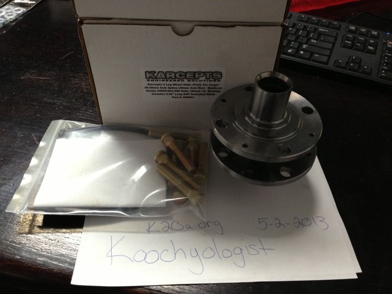 K20z3 rbc oil pump kit New rsp manifold 2 sets of 36mm hubs KPro