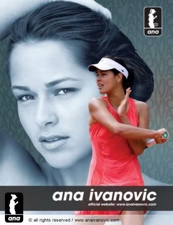 Ana Ivanovic Official Poster