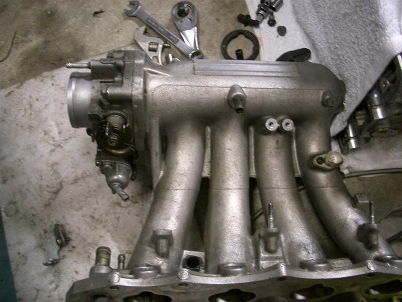 complete B16a intake manifold obd1 with TB HondaTech Honda Forum Discussion