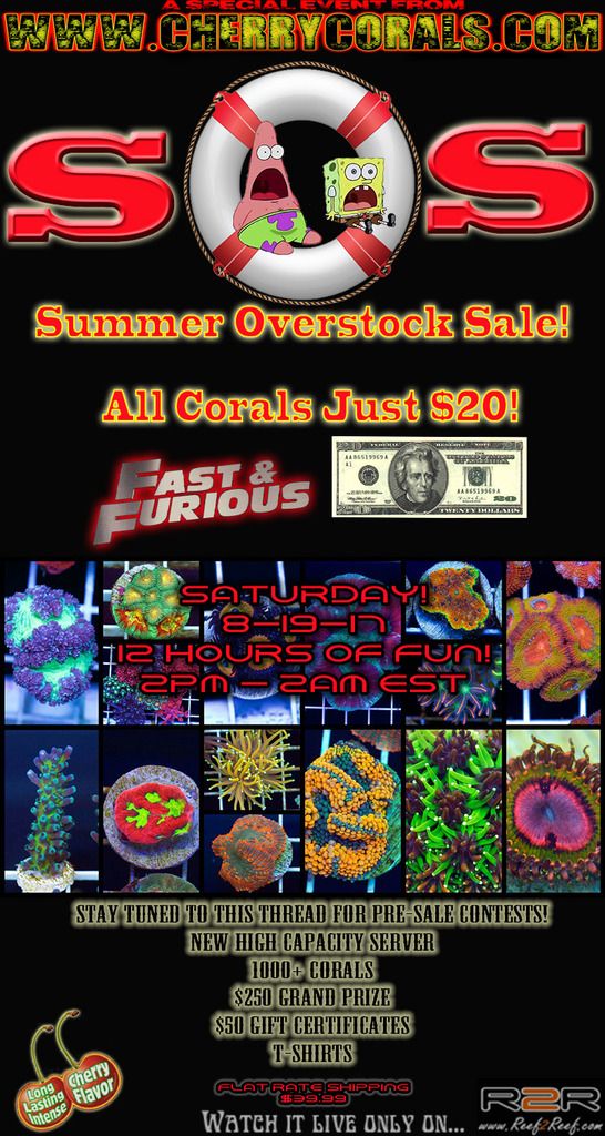 SOS2017a - Cherry Corals Presents... Summer Overstock Live Sale - Everything is $20! August 19th
