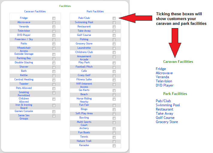 Adding facilities