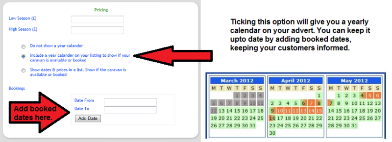 Adding a calendar