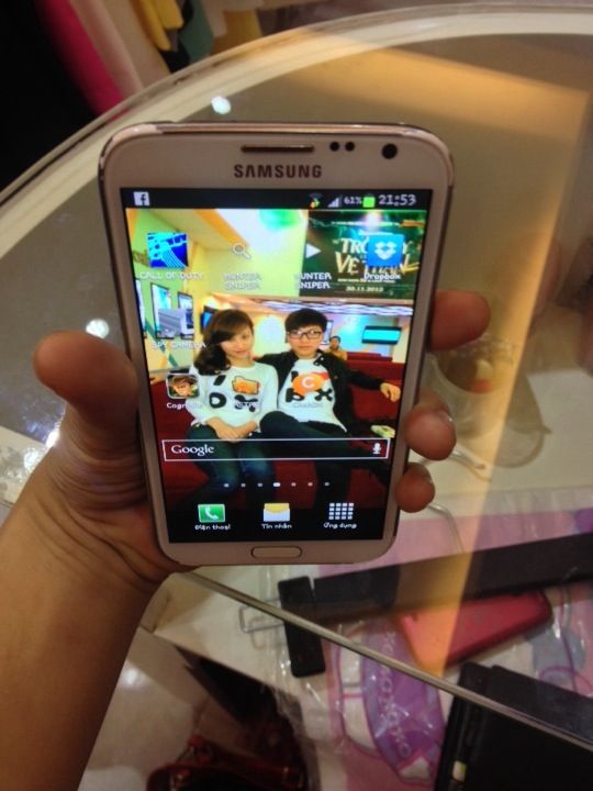 Bán Samsung galaxe note 2 màu trắng hàng chính hảng SSVN