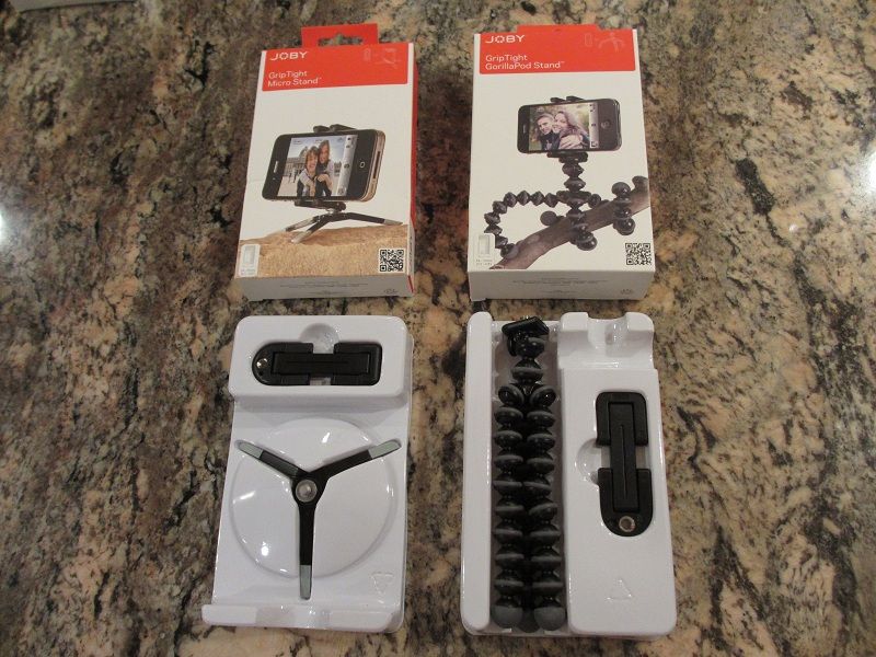 Review of Joby GripTight Micro-stand and GorillaPod stands w/lots ...