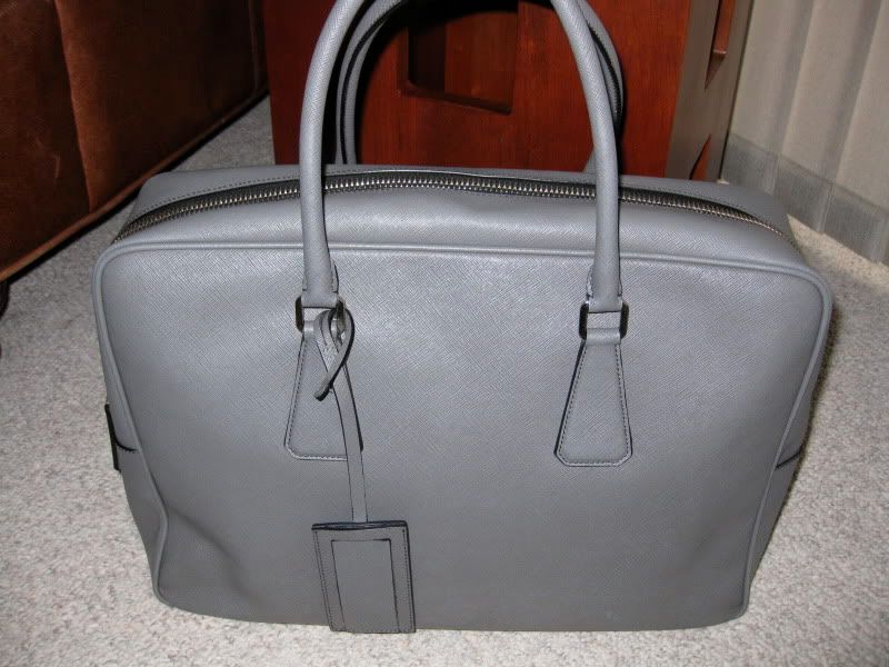 prada blue bag - prada saffiano briefcase