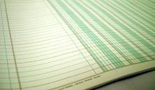 ledger sheet