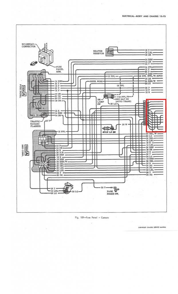 Need brake light help on a 69 | Team Camaro Tech