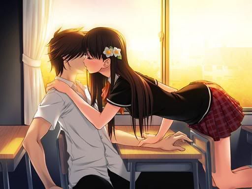 romantic anime couples kissing. 664uhvk.jpg anime couple