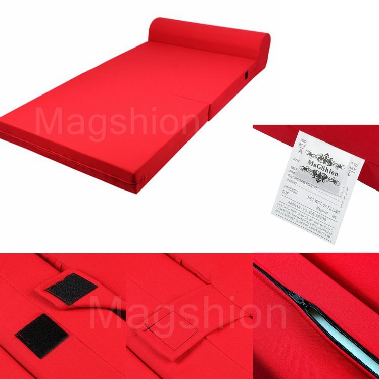 Sleeper Chair Folding Foam Bed/Mattress/Floor/Ottoman Seat Single, Twin