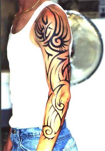 Tribal Arm Tattoo Full Tribal Arm Tattoo excelent tribal design 