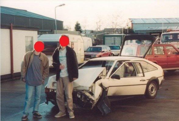 My mate crashed this one into a house at 80mph chasing a Fiat Uno Turbo