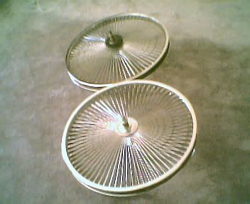 FS: 144 spoke chrome lowrider rims W/ bike CHEAP