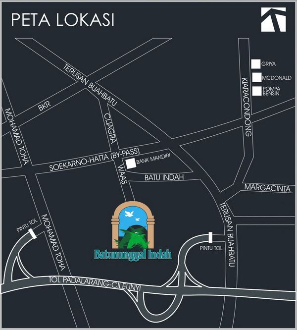 Peta Lokasi Batununggal Indah Club