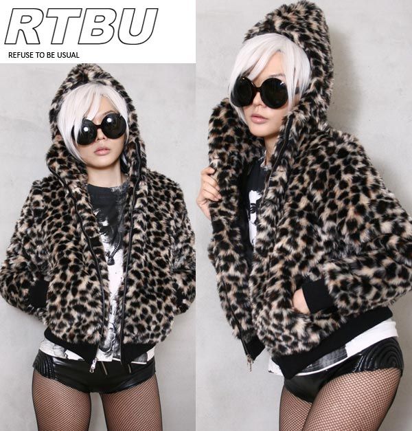 RTBU-Punk-Rocker-Leopard-Animal-Print-Warm-Faux-Fur-Furry-Jacket-Hooded-Parka