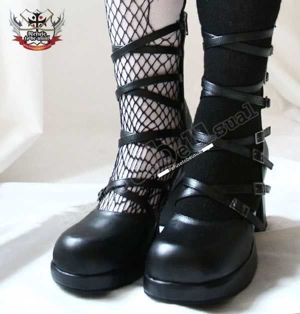 Gothic-Mourn-Punk-Lolita-8-Strap-Buckle-3-Heel-Boot