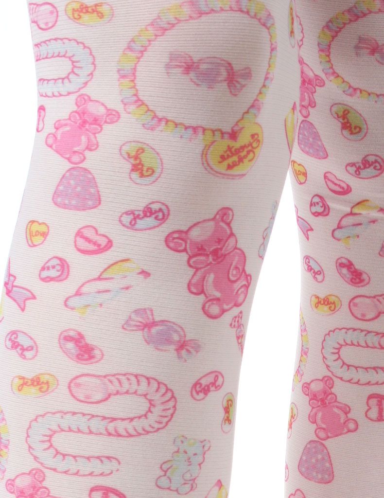 Harajuku Decora Kawaii Sweet Cosplay Lolita Lollipop Jelly Bean Candy Tights Cos eBay