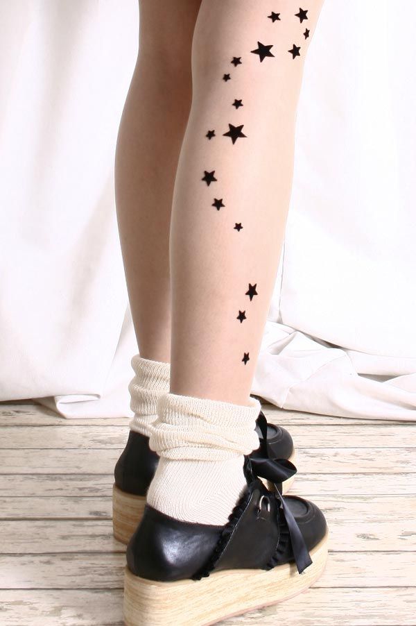 japan"s latest trendy damask tights/pantyhose with