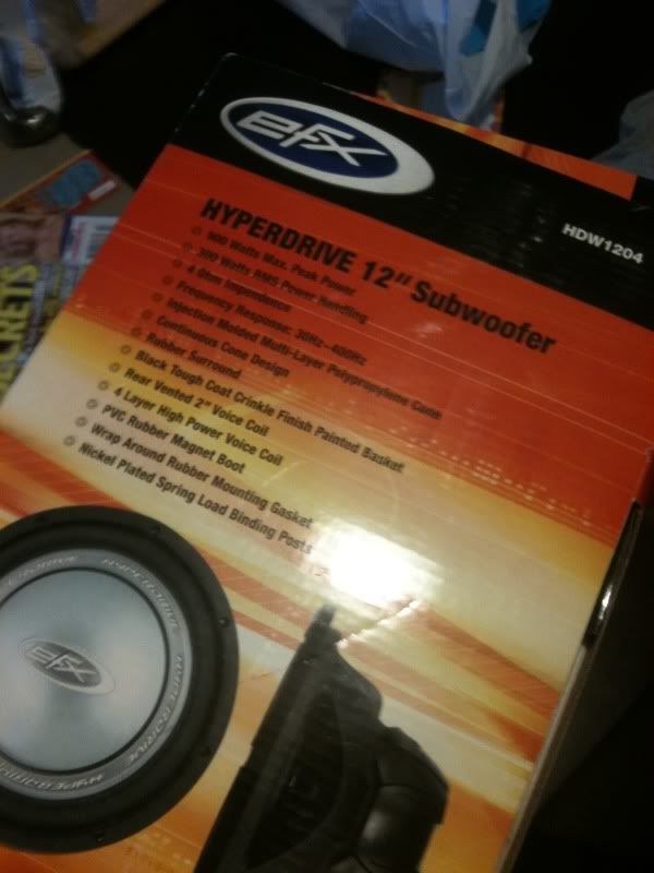 efx hyperdrive 12 subwoofer price