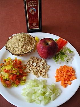 Brown Rice Salad Ingredients