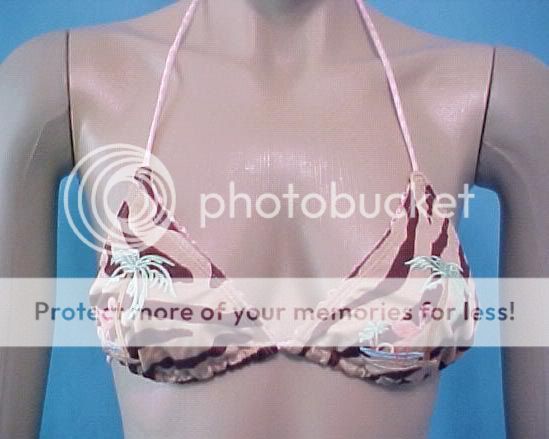 Victoria Secret Swimsuit Bikini Letarte Zebra Print 8