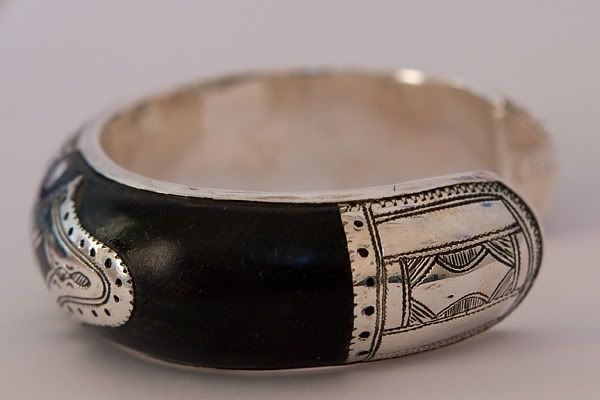 silver,ebony,vintage,bracelet,art,africa