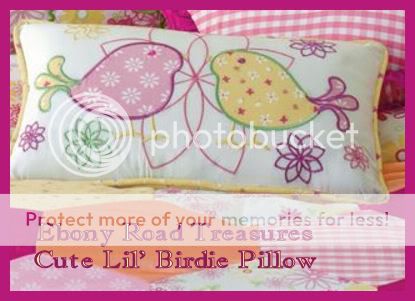 Cute Lil Birdie Pillow Included