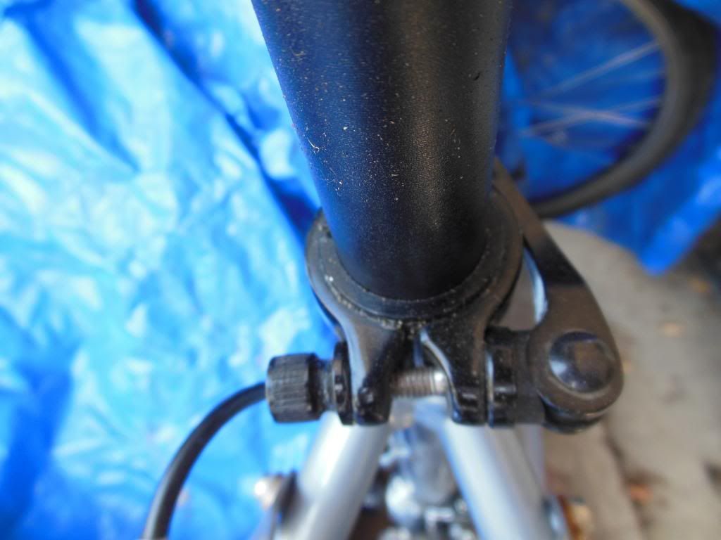 stop seatpost sliding down