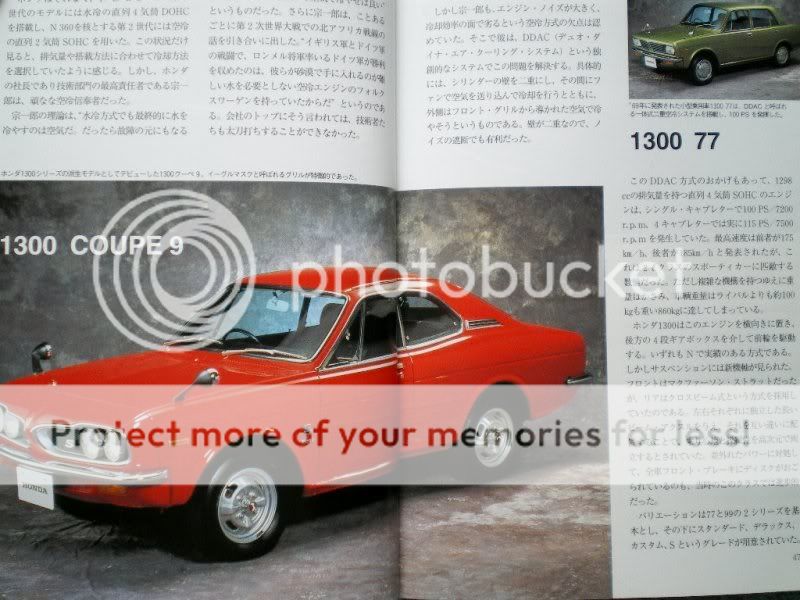 JAPANESE ALL OF HONDA HISTORY VINTAGE CAR BOOK NSX etc  