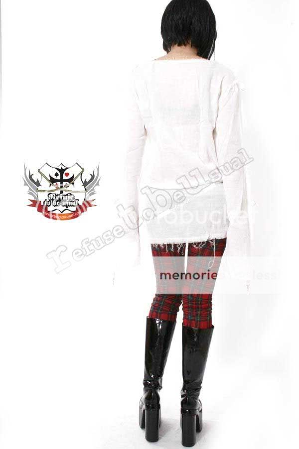 RTBU ULTRA LONG SR8T SKINNY Red Tartan Pant LEGGING M  