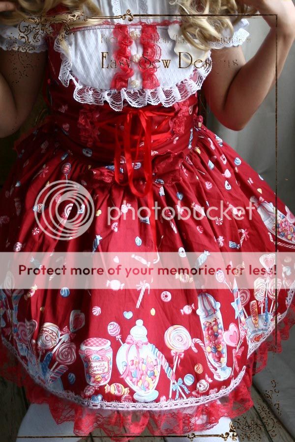   Candy Shop Girl Princess Afternoon Tea Party Dress+Headdress  