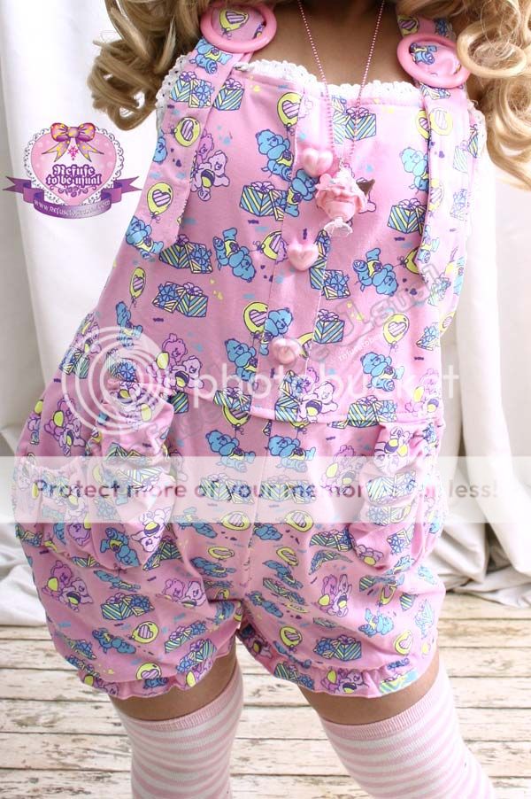 Carebears Short Jumpsuite Romper KidAdult Toddler Baby Style Overall 