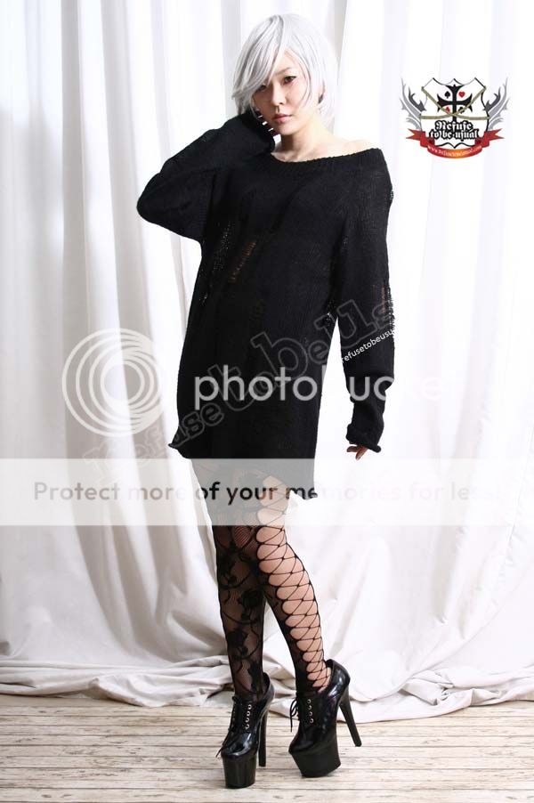sexy burlesque style open side fishnet pantyhose. featuring large