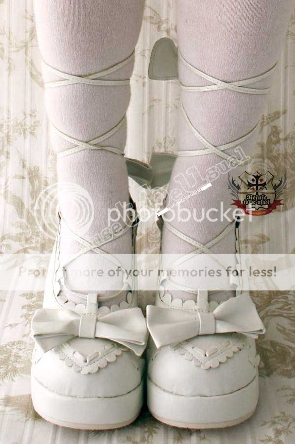 SWEET Angelic LOLITA Corset 9.5/10 Platform Wedge W 26  