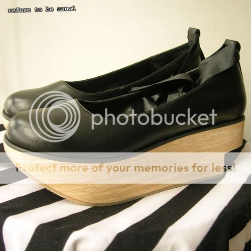 GOTHIC LOLITA WOODEN ROCKING HORSE B SHOES 7.5 8 24  